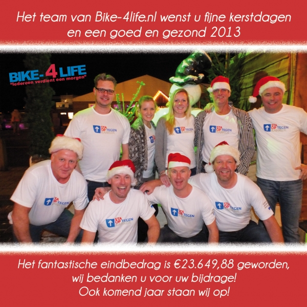 bike4life Bike-4life kerstkaart!